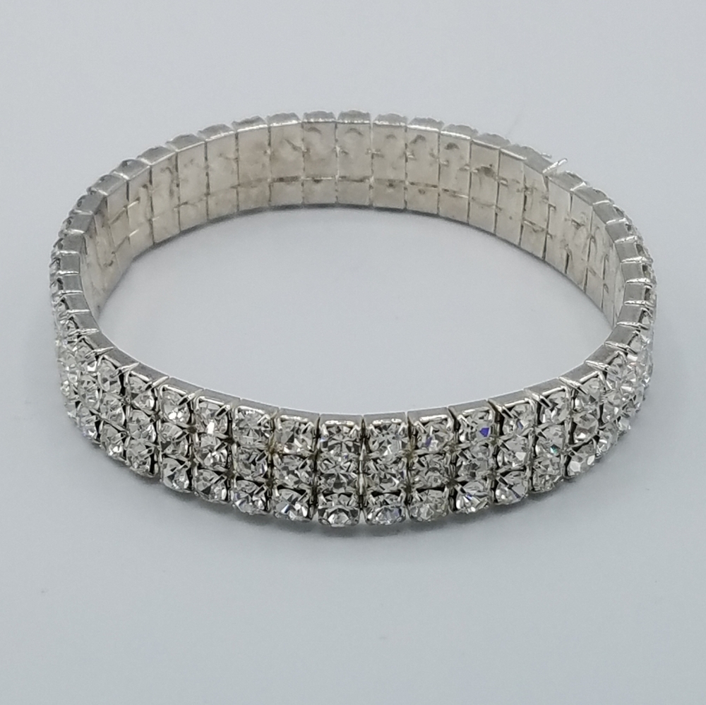 Rhinestone Elastic Bracelet